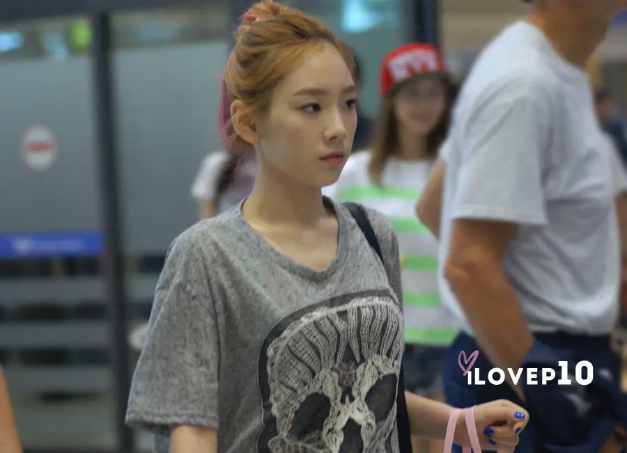 130722 인천공항 입국 탱구 직찍 by ilovep10, 김태연바