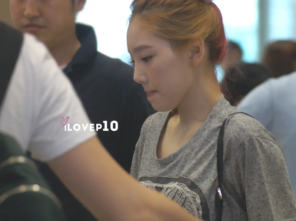 130722 인천공항 입국 탱구 직찍 by ilovep10, 김태연바