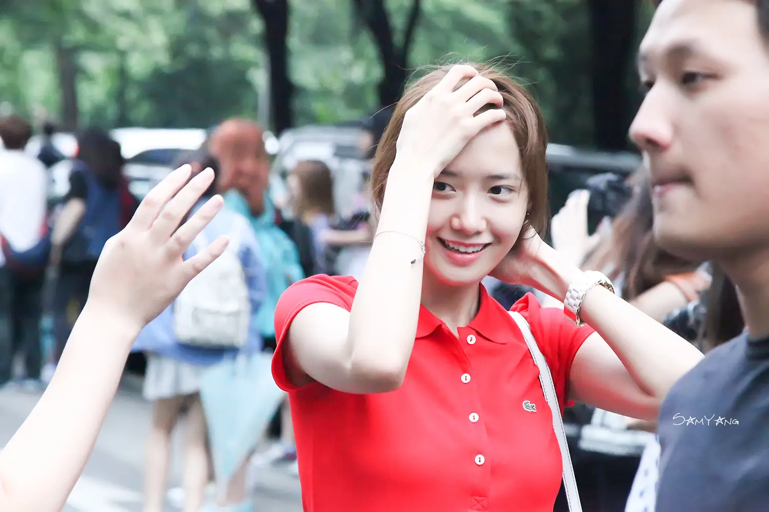 130705 KBS 뮤직뱅크 출근길 윤아 by Samyang, Mandy, Cin, LIMYOONABAR, TheGoddess 대문, Mr. Zhang