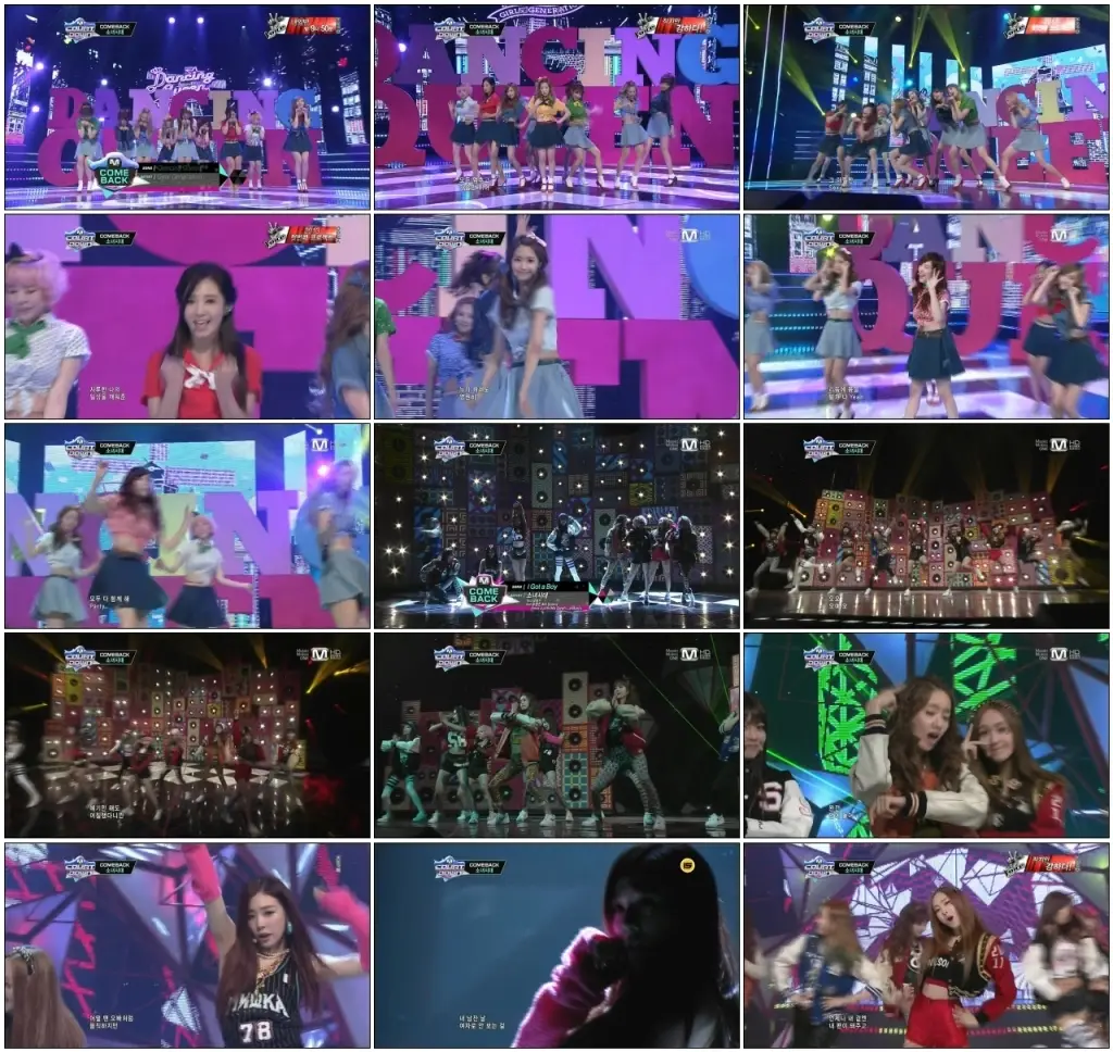 [130103.엠카] 소녀시대 - Dancing Queen + I Got A Boy