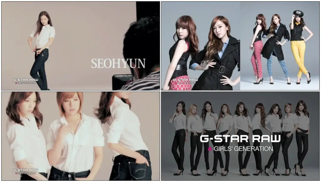 G-STAR RAW × GIRLS' GENERATION（少女時代）インタビューバージョン