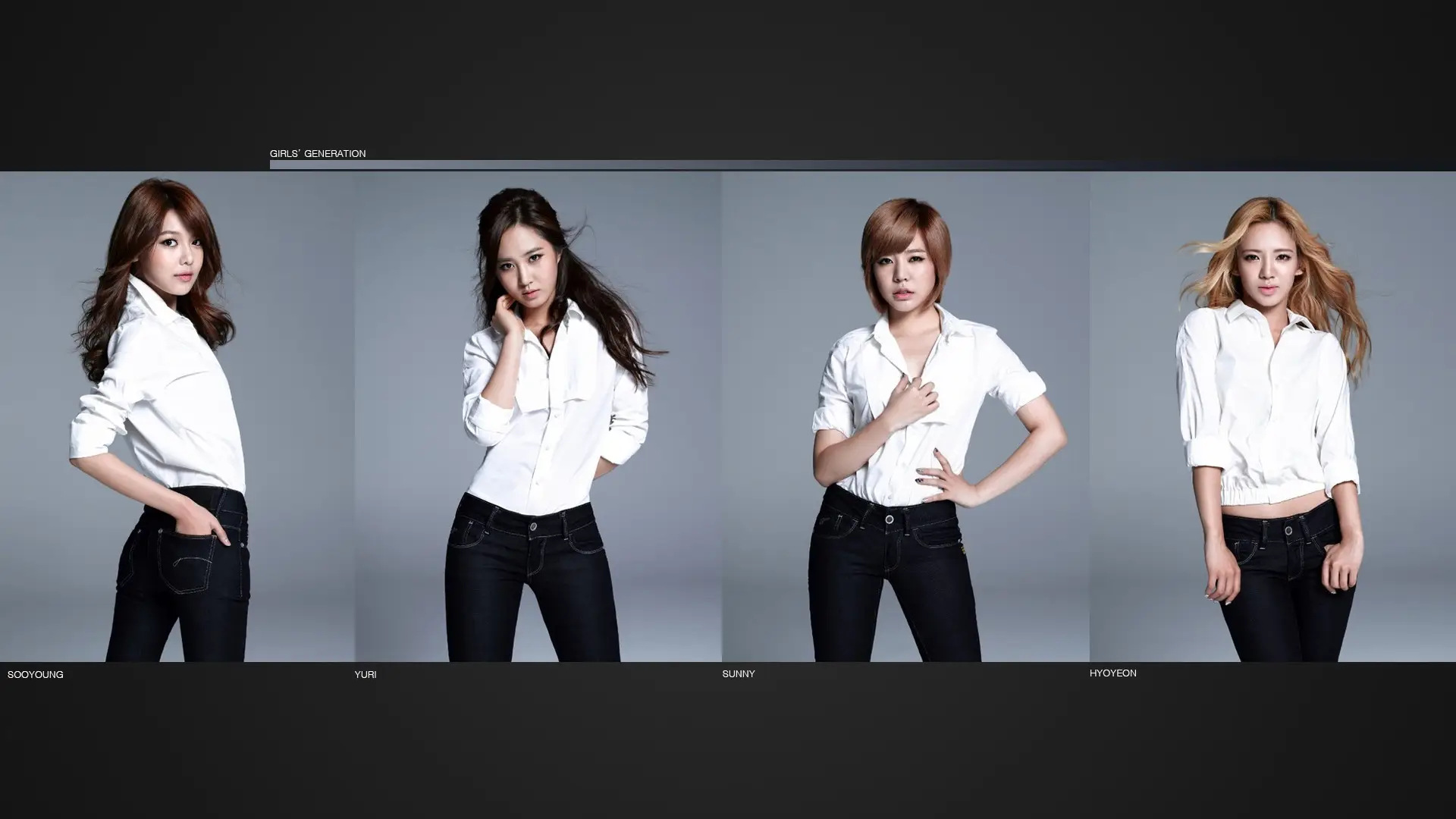 [G-Star Raw.jpg] 소녀시대 화보, 청순미로 살아남은 유일한 걸그룹 포스