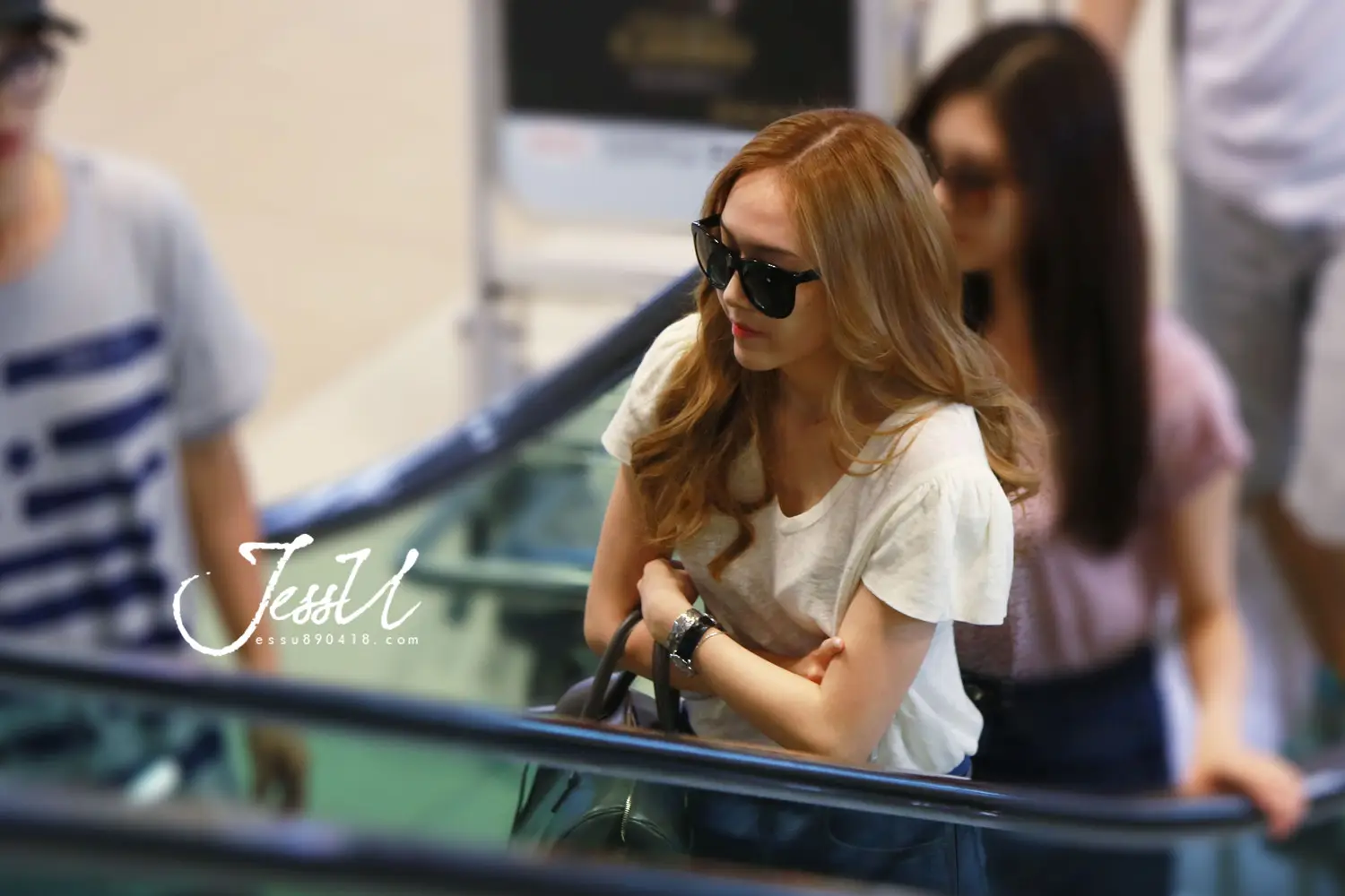 130711 김포공항 출국 제시카 by JessU, Heavenly Forest, Mr. Zhang