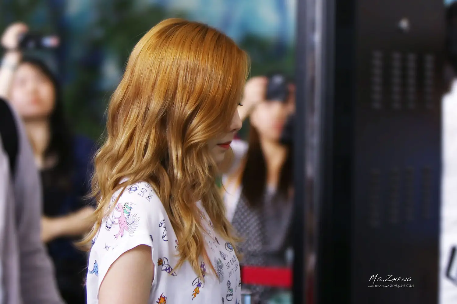 130628 김포공항 출국 태연,윤아,서현 by Mr.Zhang