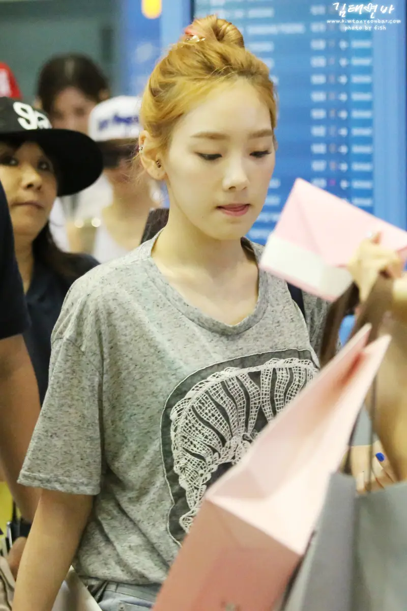 130722 인천공항 입국 탱구 직찍 by ilovep10, 김태연바