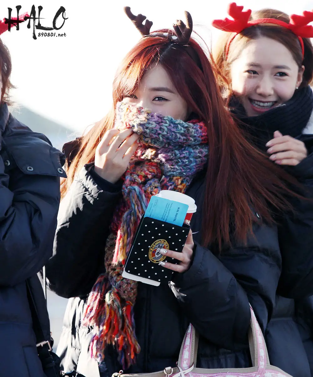 티파니(Tiffany) 직찍 @ 121224 인천공항 출국 by Halo