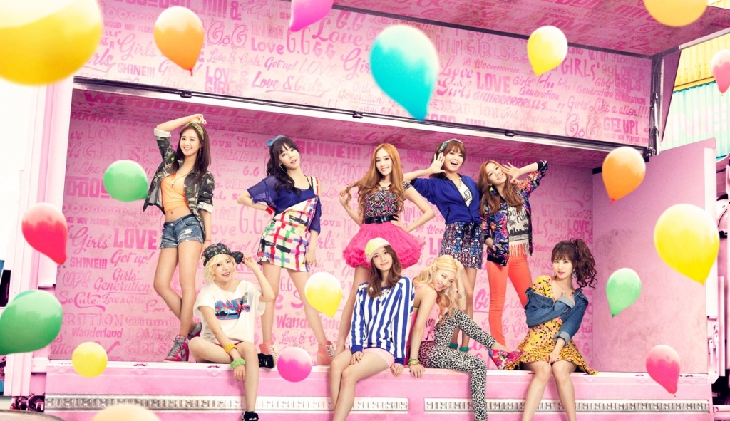 소녀시대(SNSD) 일본 공홈 단체사진 + 추가