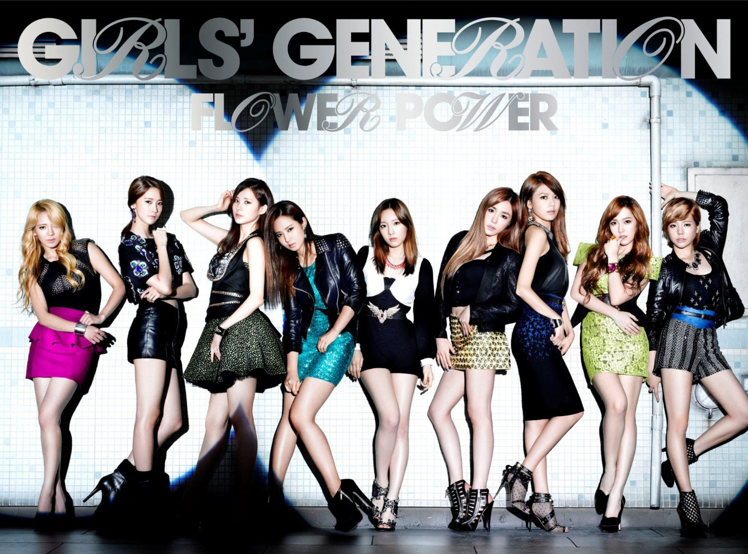 소녀시대 - FLOWER POWER 싱글커버 1500 x 1110