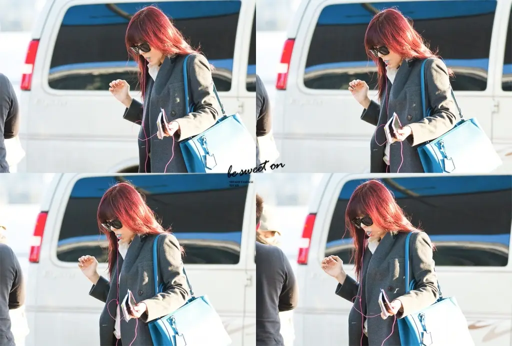 티파니(Tiffany.SNSD) 직찍 @ 130222 인공 출국 by BE SWEET ON