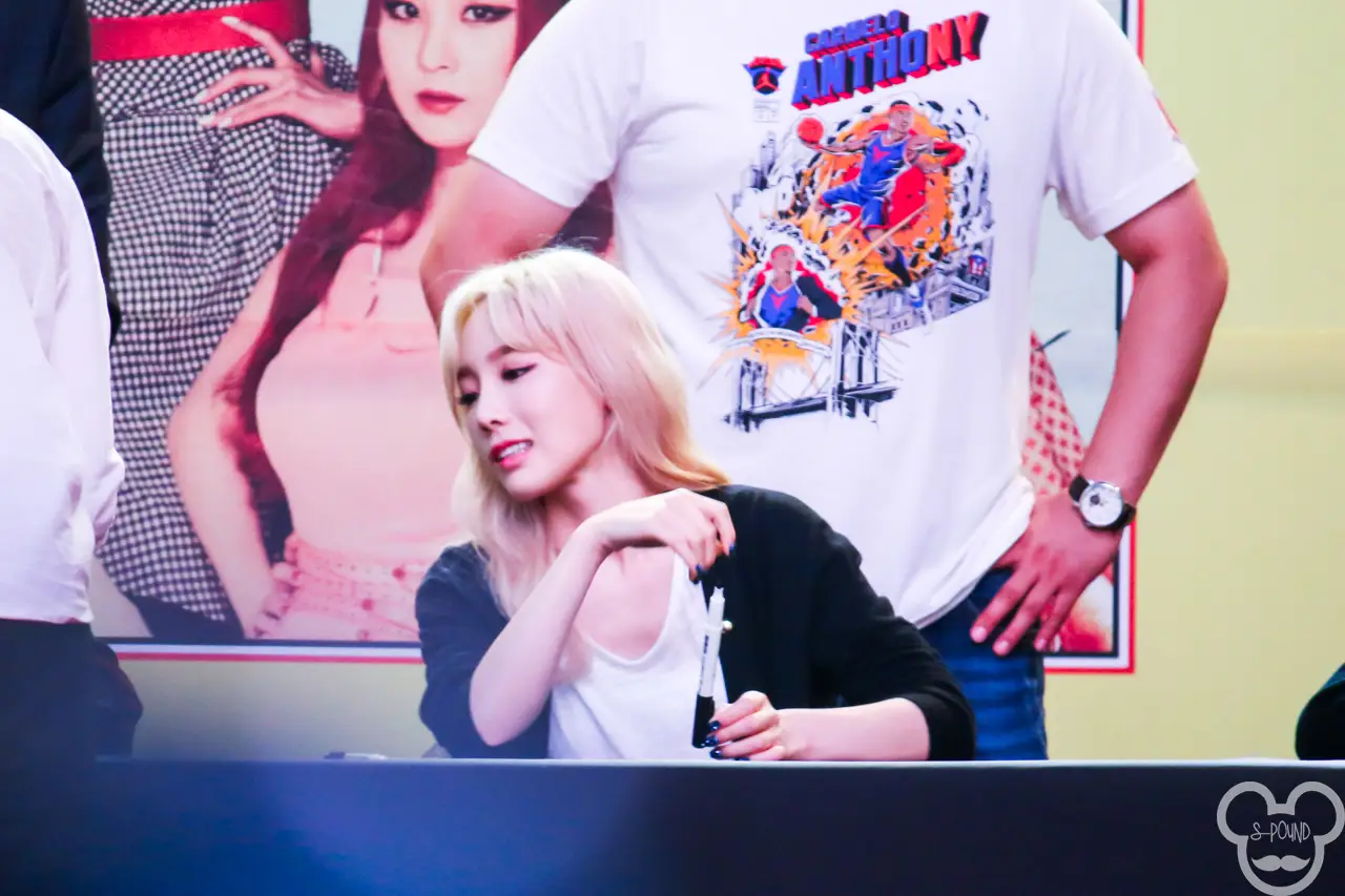 150827 대전 신나라 팬사인회 태연 직찍 by _sPound_