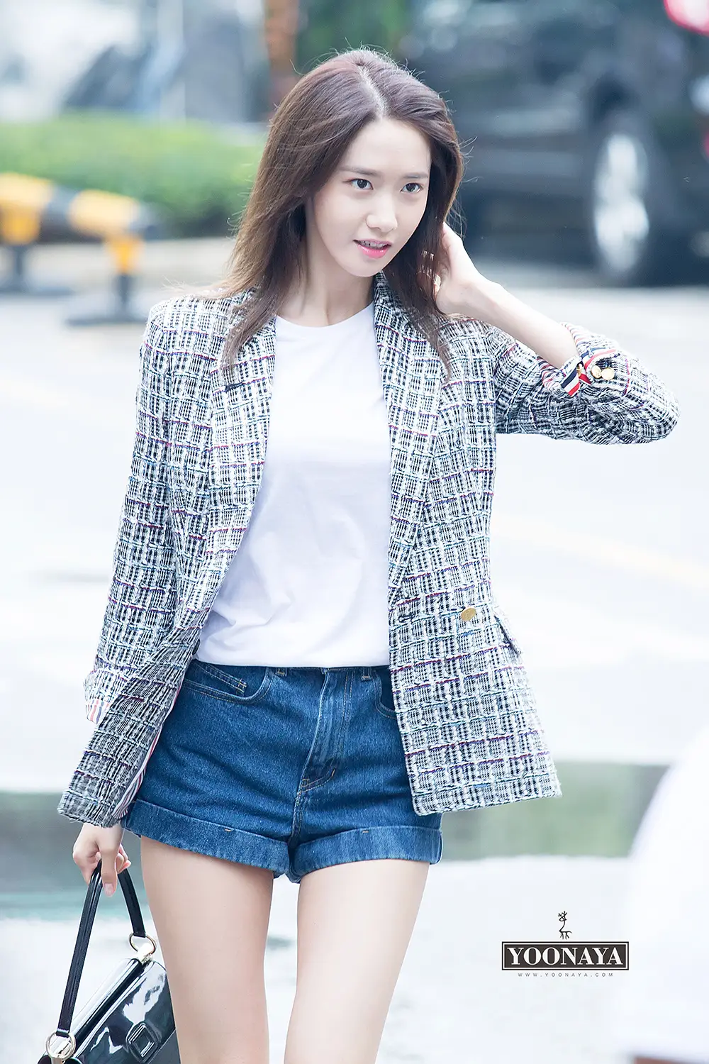 150821 뮤직뱅크 출근길 윤아 직찍 by 윤아야닷컴