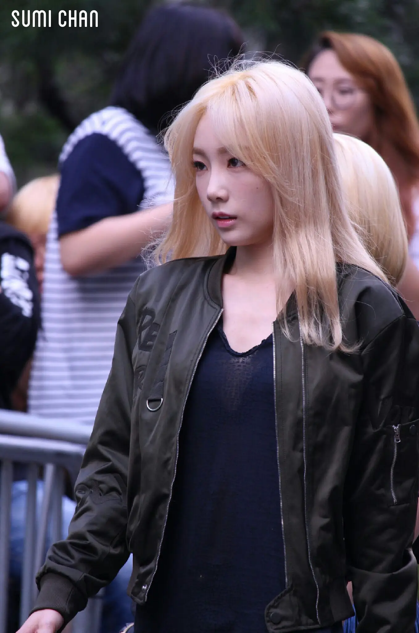 150911 뮤직뱅크 출근길 태연 직찍 by SUMI CHAN