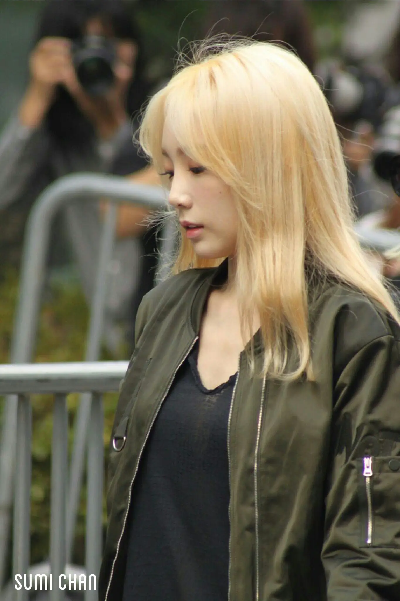 150911 뮤직뱅크 출근길 태연 직찍 by SUMI CHAN