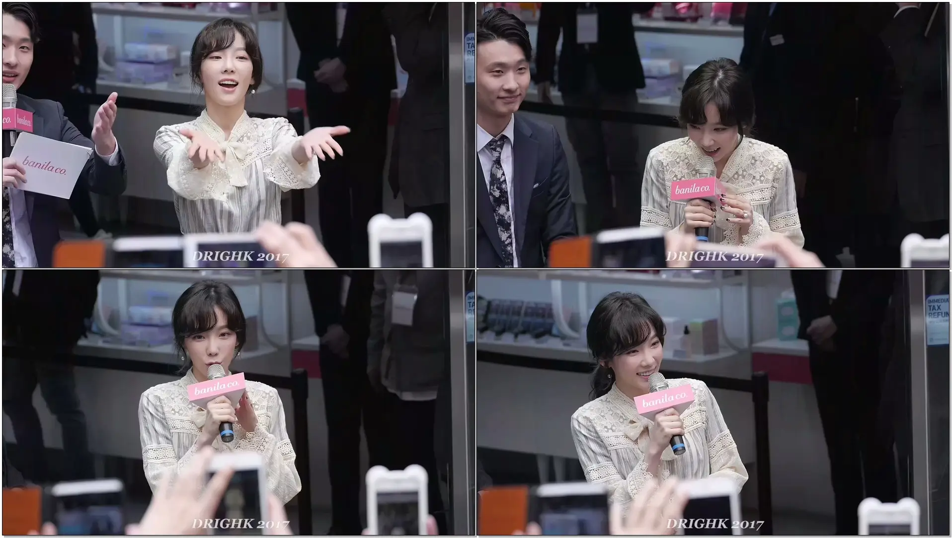 170325 태연(TAEYEON) - 바닐라코 명동점 팬사인회 오프닝인사 by drighk 직캠fancam