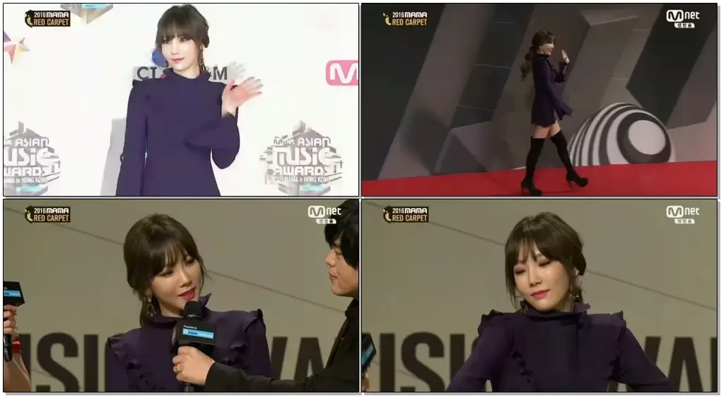 TAEYEON 태연 2016 mama 레드카펫