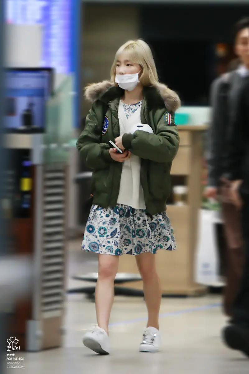 160201 ICN 입국 태연 직찍 by.쪼꼬미