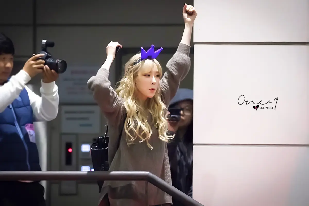 151101 태연의 아주 특별한 하루 퇴근길 태연 직찍 by One-9.net