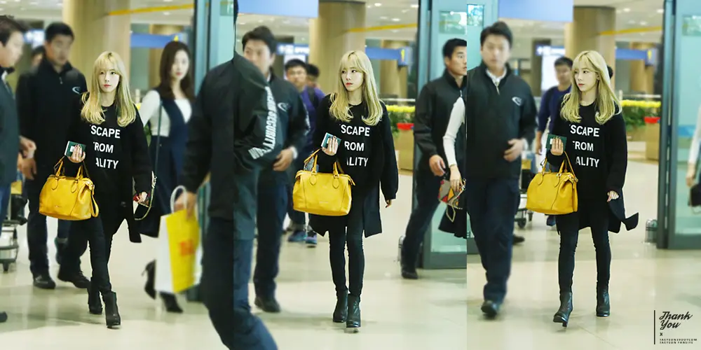 151028 인천공항 입국 태연 직찍 by Thank You