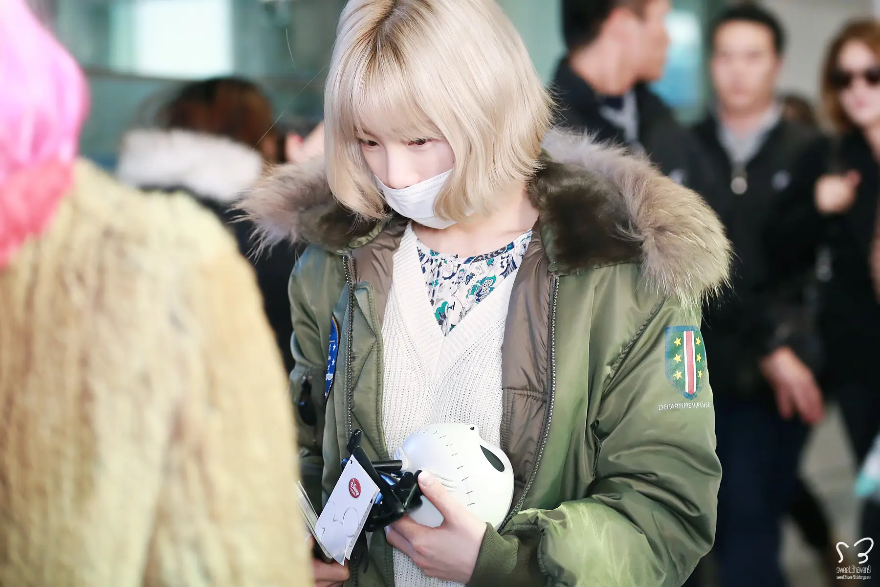 160201 인천공항 입국 태연(TAEYEON) 직찍 by.Sweet3Haven9