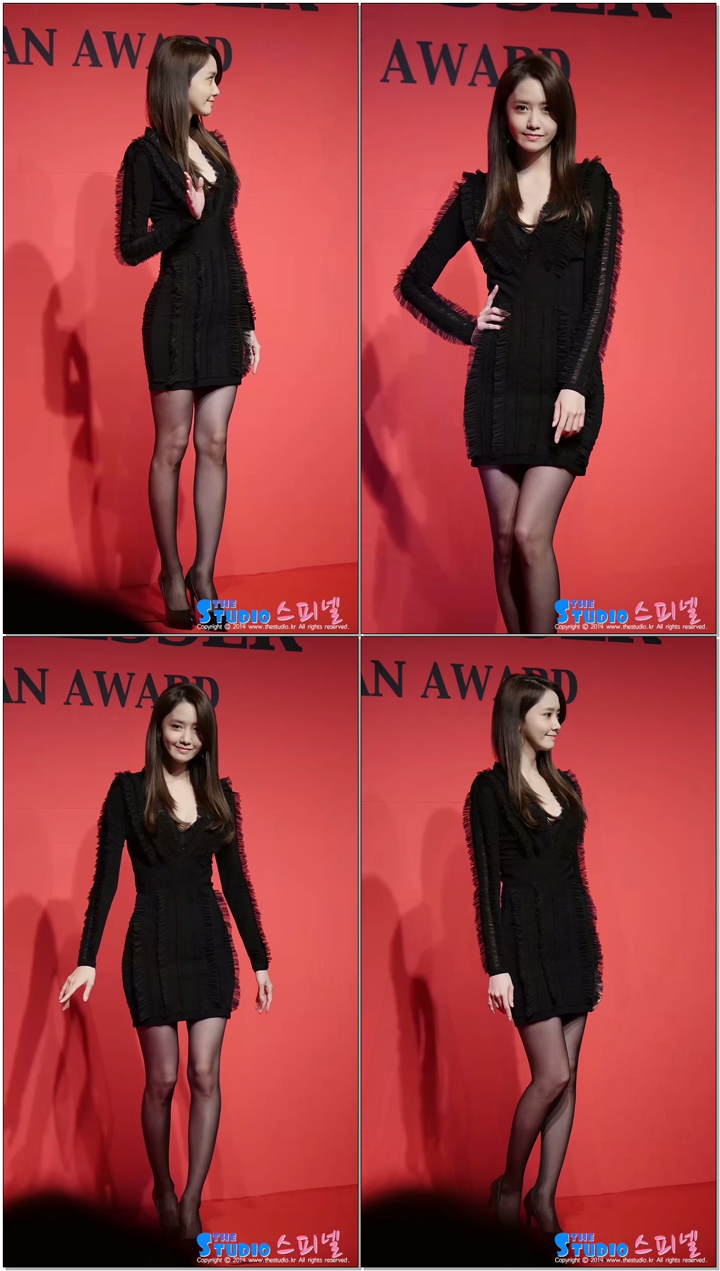 161212 Korea Best Dresser Swan Award Red Carpet SNSD Yoona fancam by Spinel