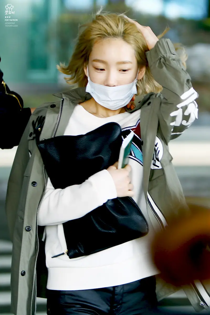 160327 인천공항 입국 태연(TAEYEON) 직찍 by 쪼꼬미