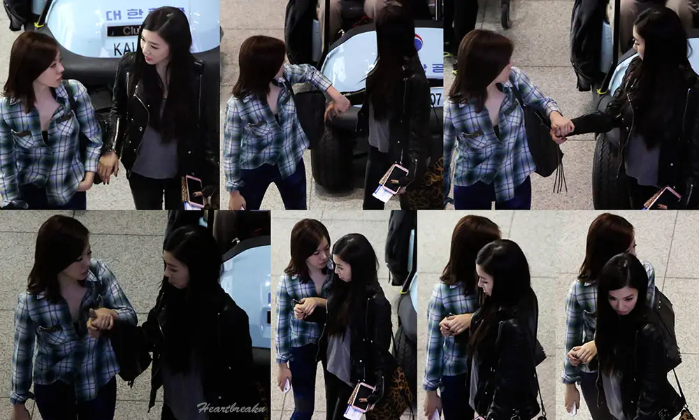 131018 인천공항 출국 써니,티파니 직찍 by Heartbreakn