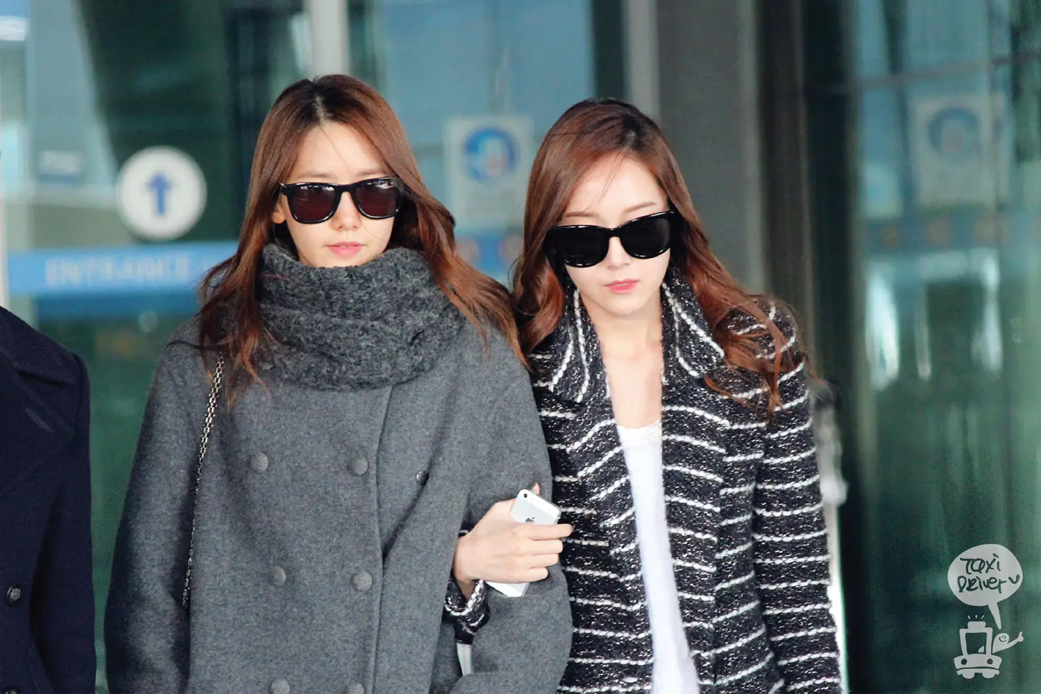 131201 인천공항 입국 제시카&윤아 직찍 by Taxi Driver