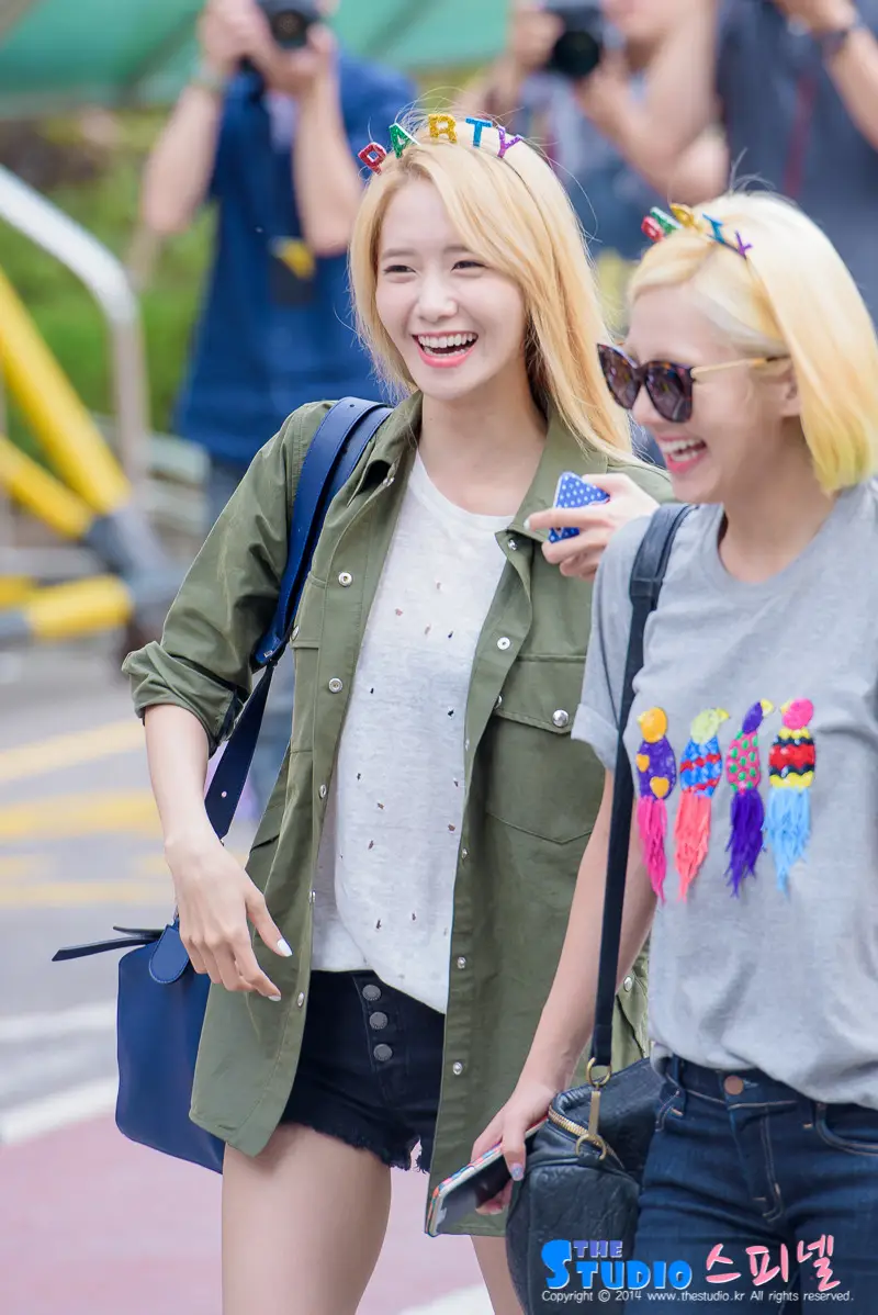 150710 뮤직뱅크 출근길 소녀시대 직찍 by 스피넬