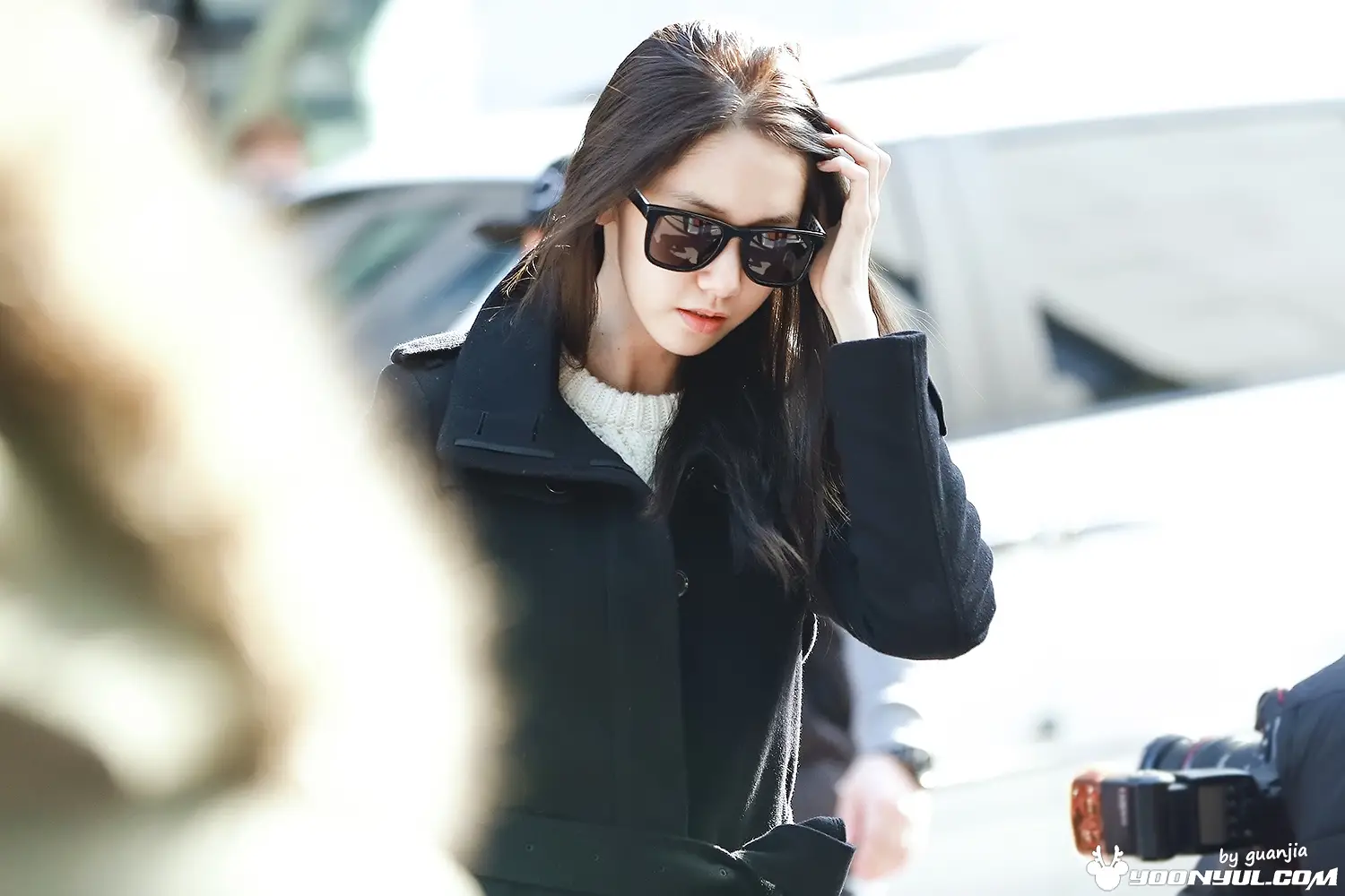 140307 뮤뱅 출근길 윤아 by 윤율닷컴 guanjia