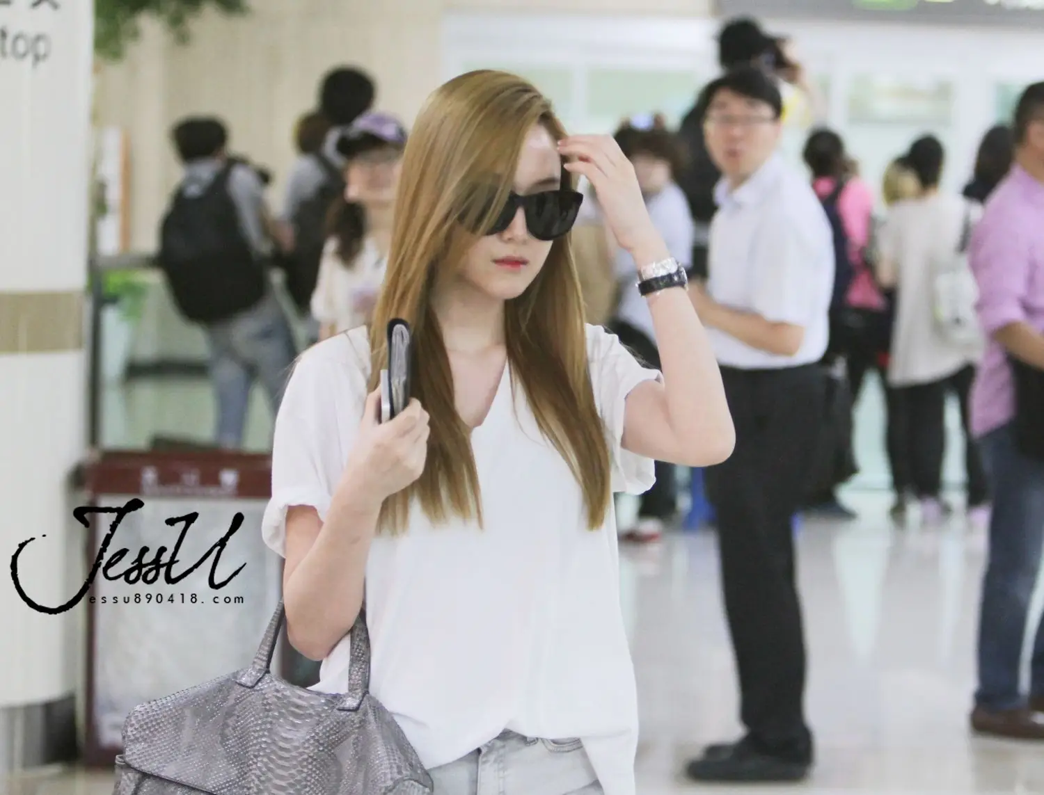 130717, 22 김포공항 입국 제시카 by JessU