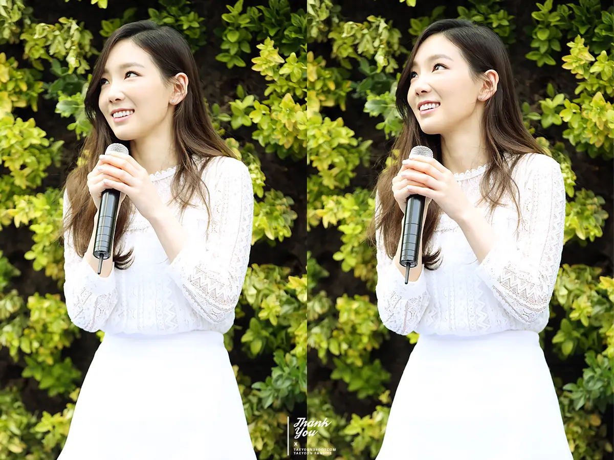 150423 명동 네이쳐 리퍼블릭 오픈식 태연 직찍 by Thank You