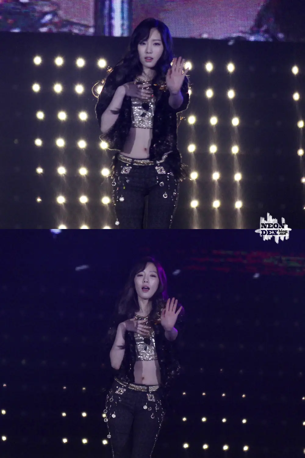 131229 SBS 가요대전 태연,제시카 직찍 by neondex, Heavenly forest