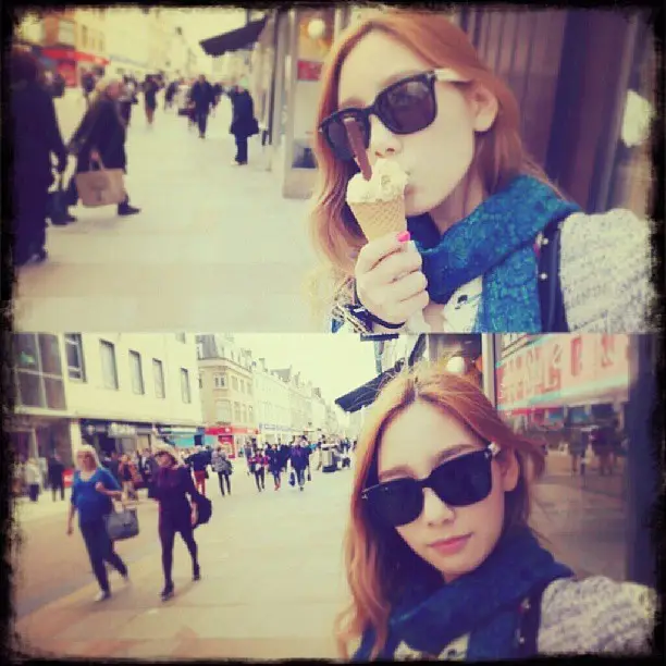 130903 태연 인스타그램 업뎃 - 2013. England. 또가고싶다