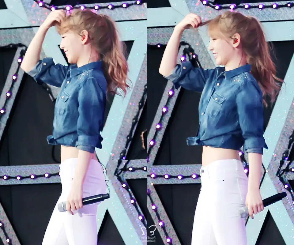 140815 SM 콘서트 태연 직찍 by Sweet3Haven9