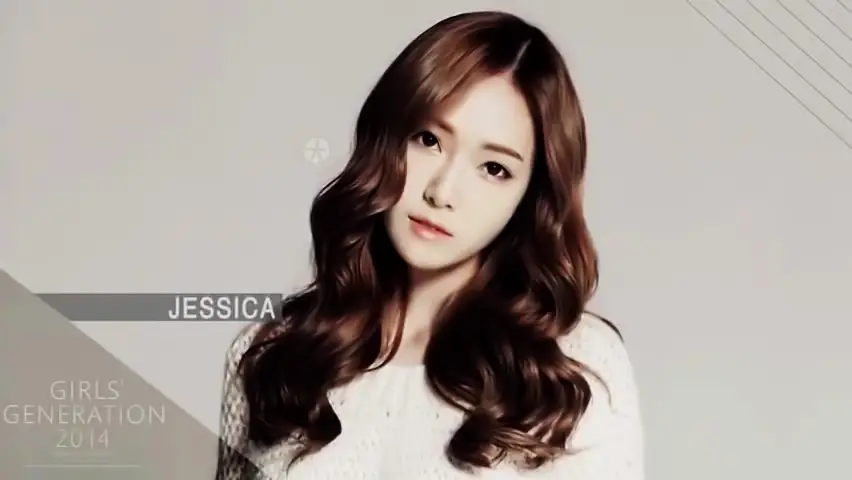 2014 소녀시대 시즌그린팅 비하인드영상 제시카 캡쳐+움짤.jpgif