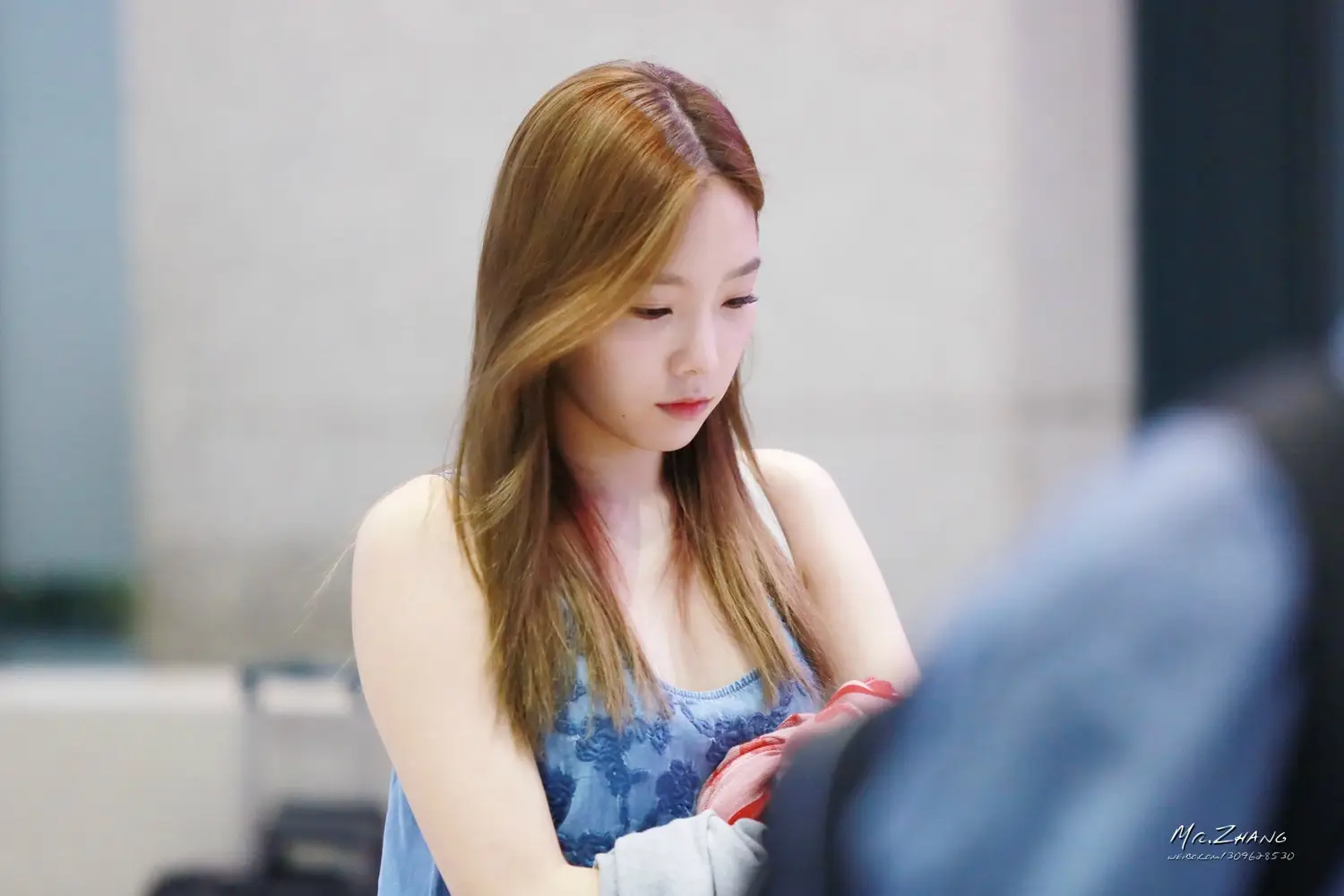 130818 Incheon Airport 입국 태연 by.MR.zhang