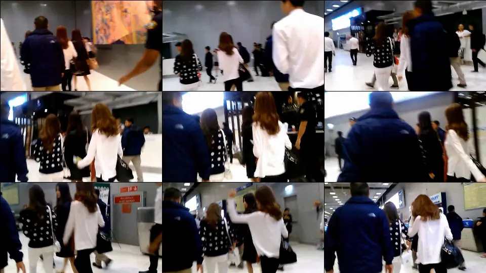 [직캠]131020 수완나품 국제공항 입국 제시카&윤아&서현 by Mine YoonA