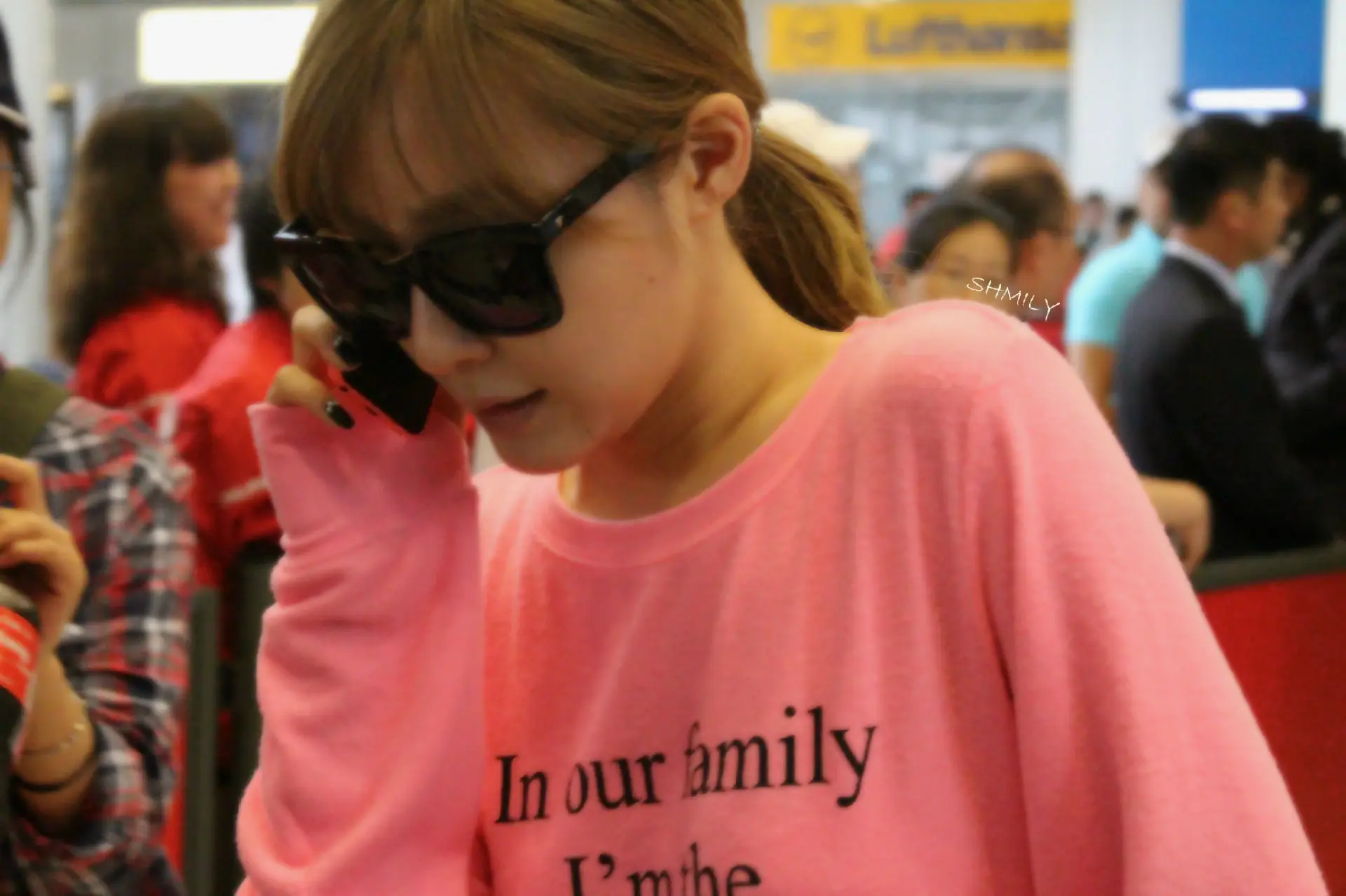 140906 뉴욕 JFK 공항 태티서 by 解接快到怀里来