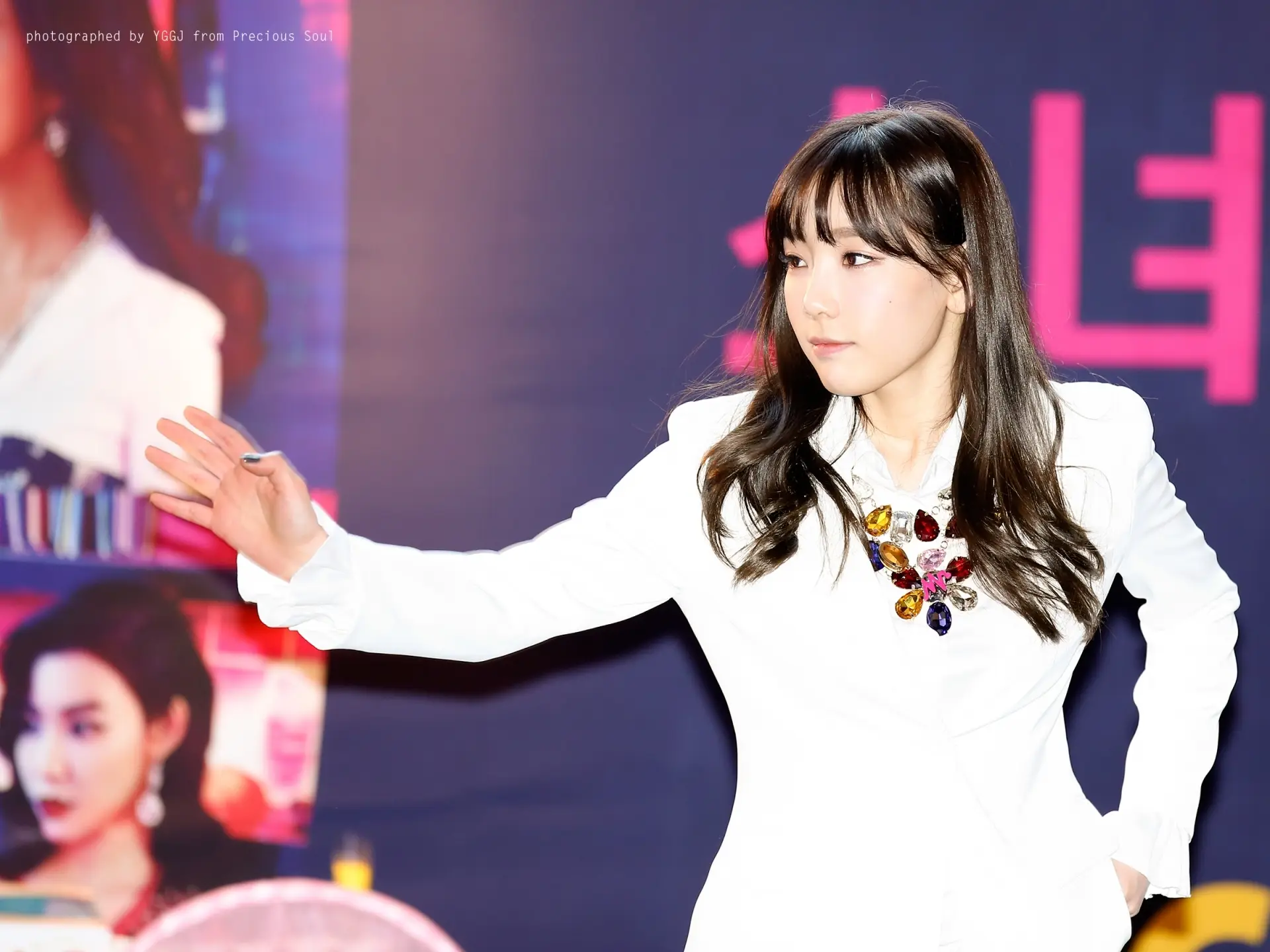 140314 여의도 팬사인회 태연 직찍 by Precious Soul,야간개장