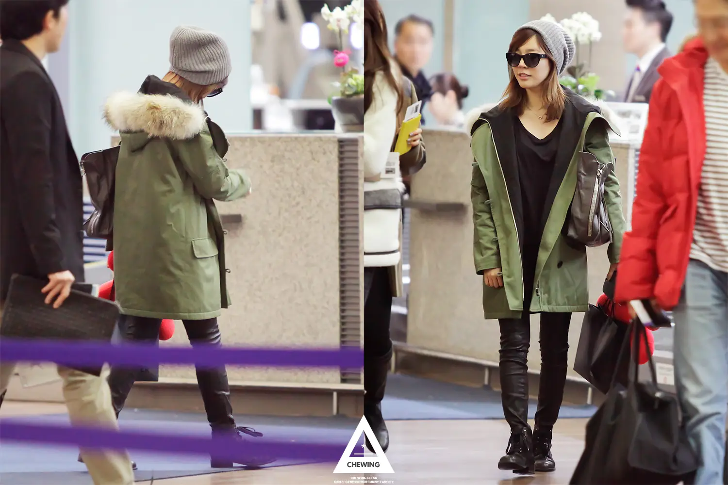 140110 인천공항 써니 직찍 by chewing,Taxi Driver