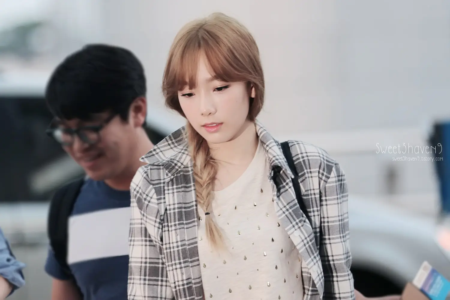 140807 인천공항 출국 태연 직찍 by Sweet3Haven9