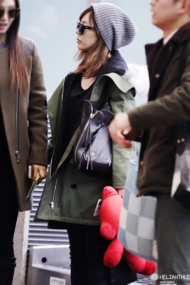 140110 인천공항 출국 써니 직찍 + 직캠 by Helianthus