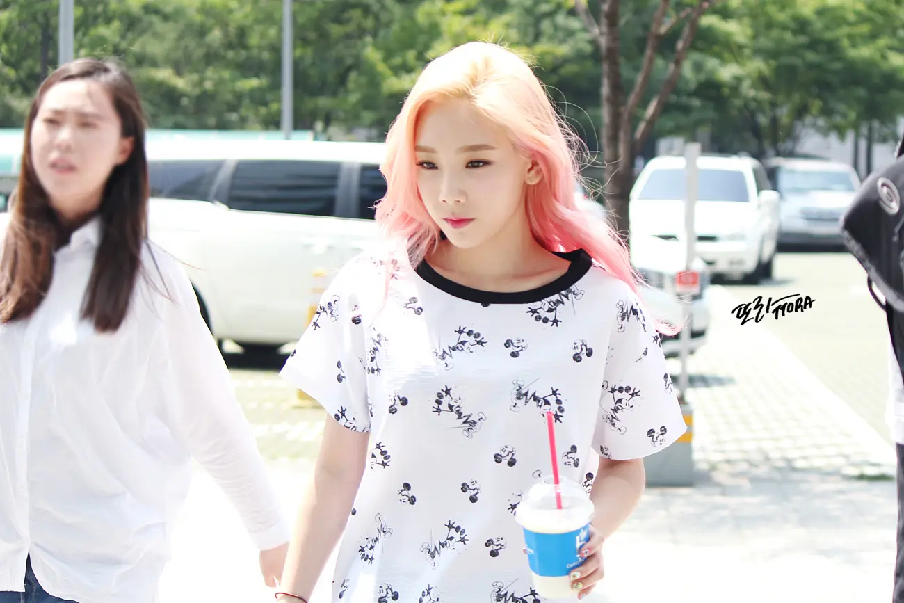 150714 컬투쇼 출근길 태연 by 또라