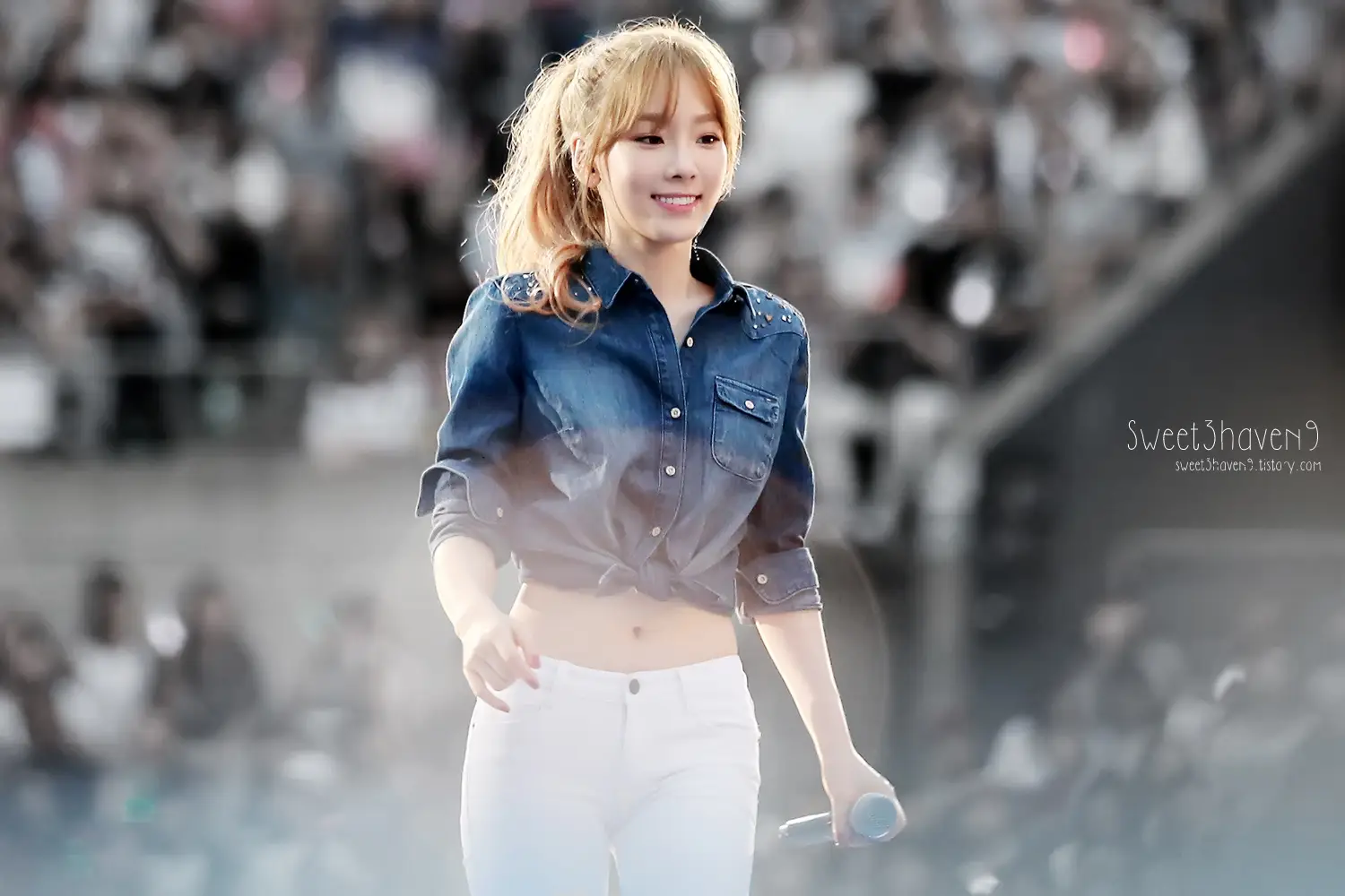 140815 SM 콘서트 태연 직찍 by Sweet3Haven9