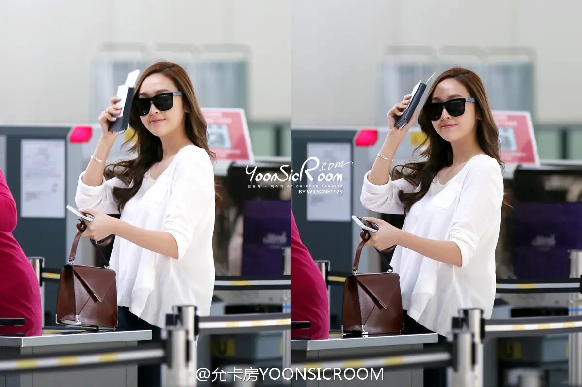 131010 홍콩 국제공항 출국 제시카 직찍 by YoonSicRoom