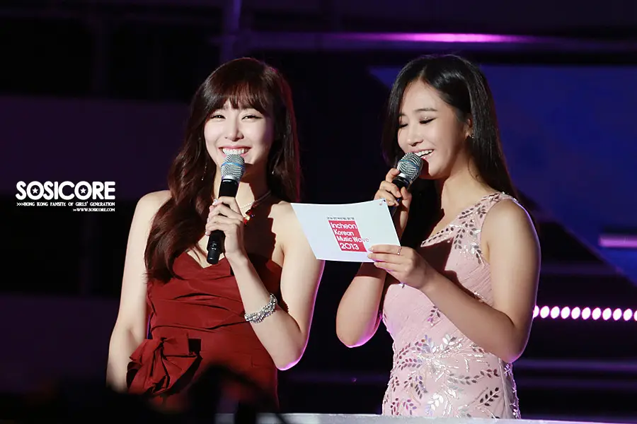 130901 인천한류콘서트 mc 유리&티파니 직찍 by 소시코어