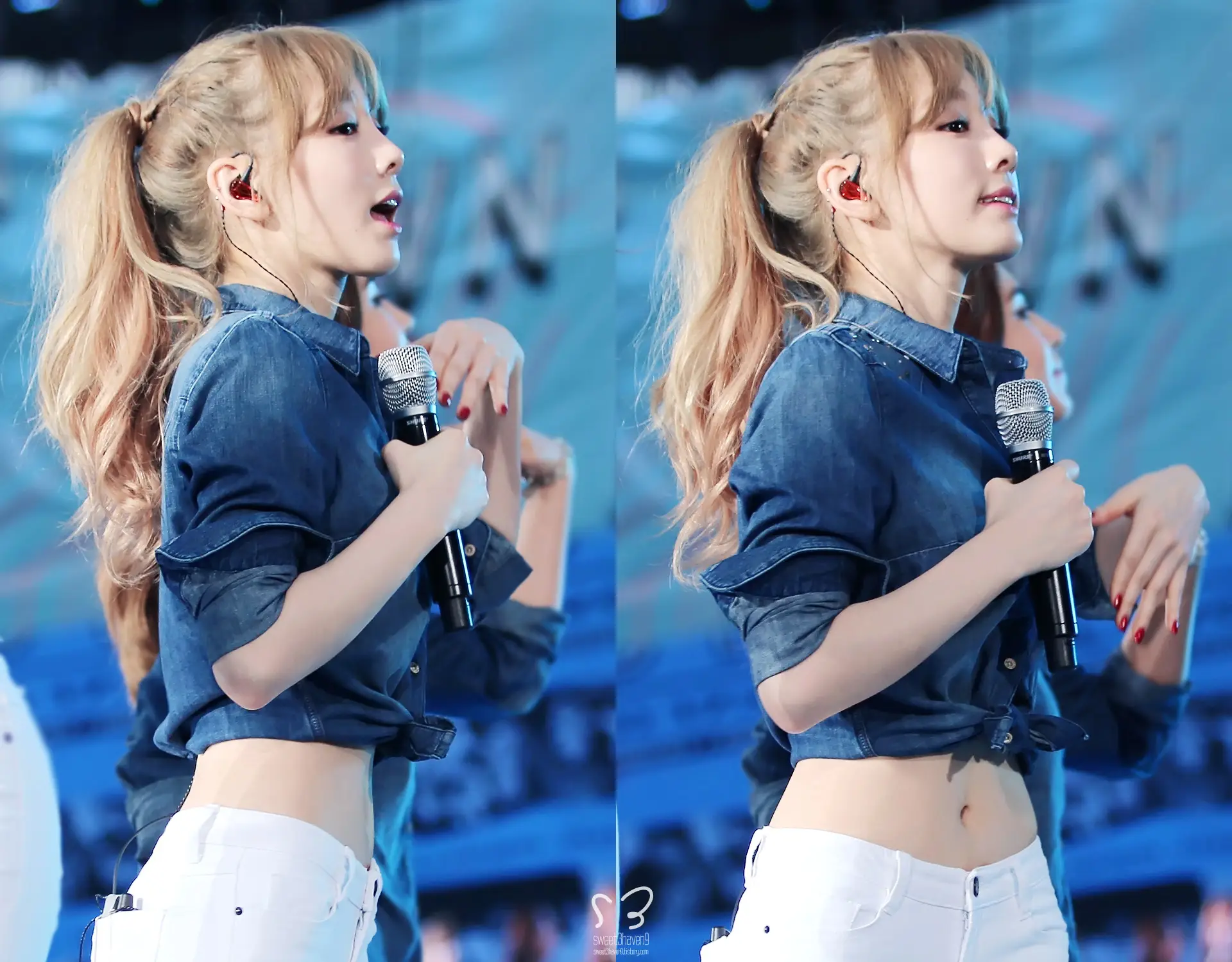 140815 SM 콘서트 태연 직찍 by Sweet3Haven9