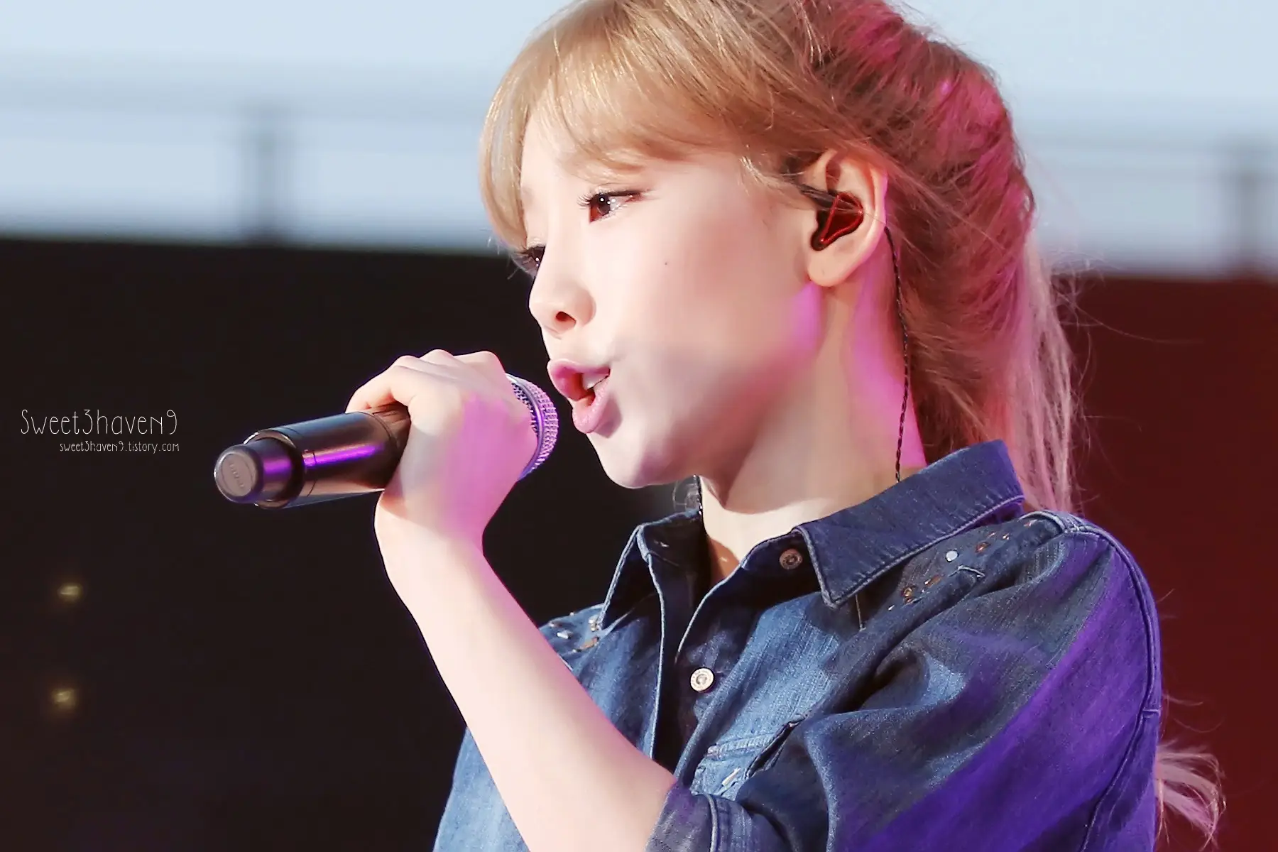 140815 SM 콘서트 태연 직찍 by Sweet3Haven9