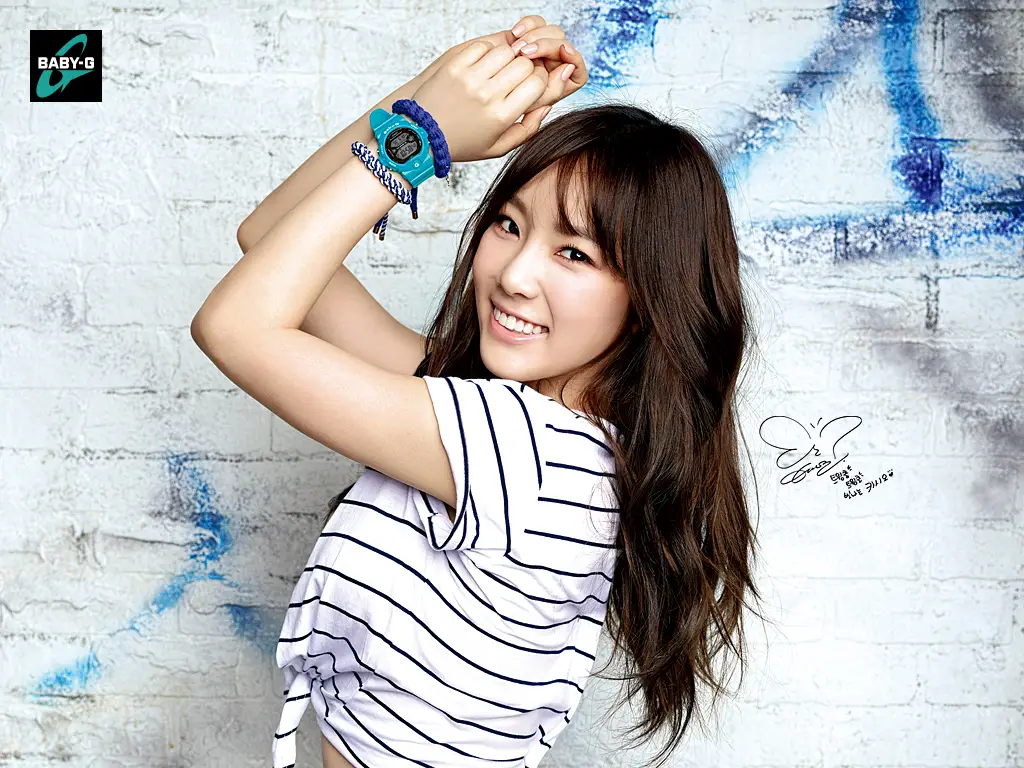 CASIO Baby-G 20th 태연+소녀시대 월페이퍼.jpg