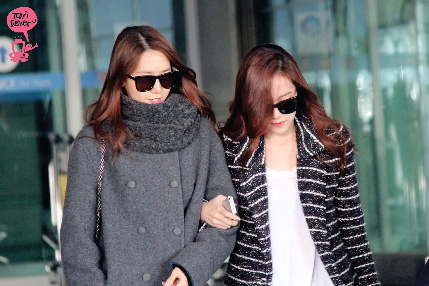 131201 인천공항 입국 제시카&윤아 직찍 by Taxi Driver